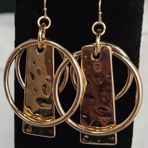 Gold Double Hoop Earrings